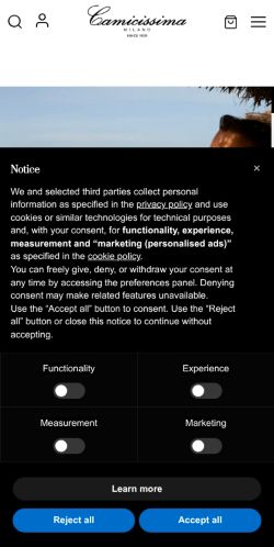 Mobile page screenshot