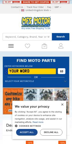 Mobile page screenshot