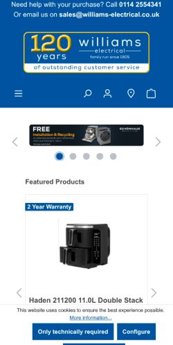 Mobile page screenshot