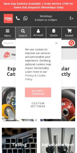Mobile page screenshot