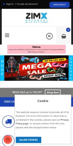 Mobile page screenshot