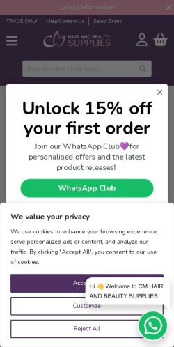 Mobile page screenshot