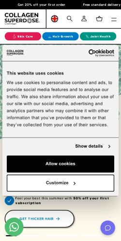 Mobile page screenshot