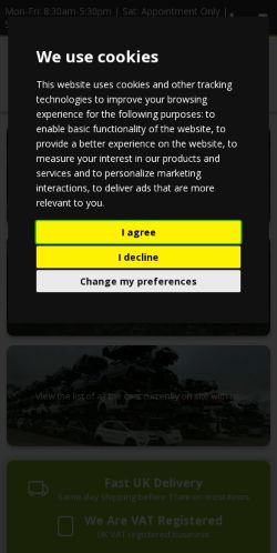 Mobile page screenshot