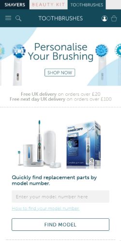 Mobile page screenshot