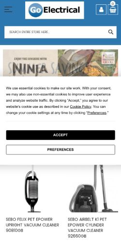 Mobile page screenshot
