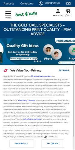 Mobile page screenshot