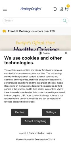 Mobile page screenshot