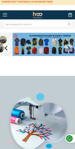 Mobile page screenshot