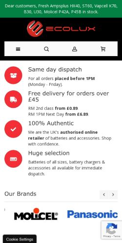 Mobile page screenshot