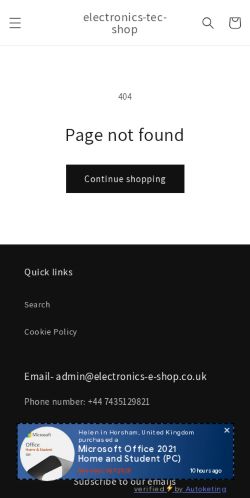 Mobile page screenshot