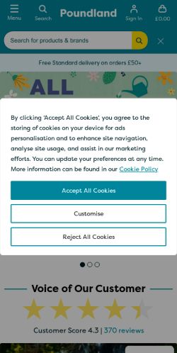 Mobile page screenshot
