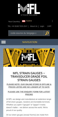 Mobile page screenshot