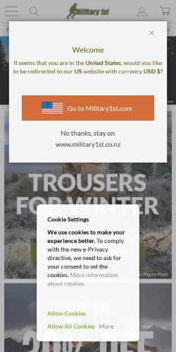 Mobile page screenshot