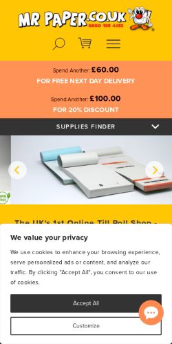 Mobile page screenshot