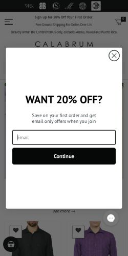 Mobile page screenshot