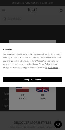 Mobile page screenshot
