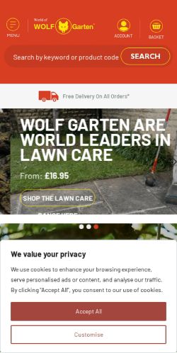 Mobile page screenshot