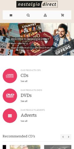Mobile page screenshot