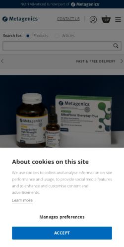 Mobile page screenshot