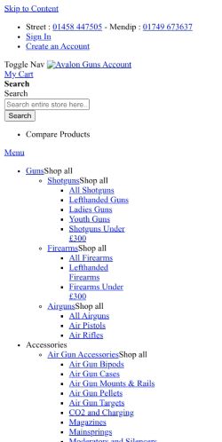 Mobile page screenshot