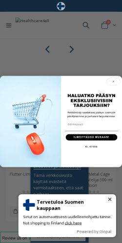Mobile page screenshot