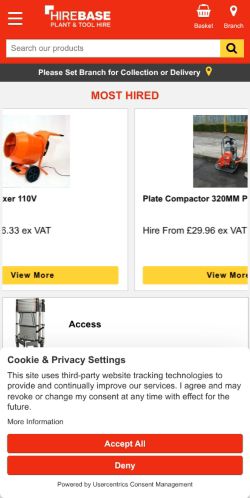 Mobile page screenshot