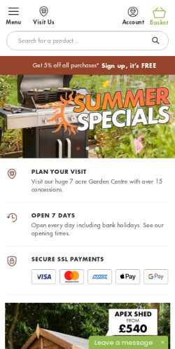 Mobile page screenshot