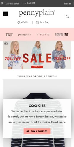 Mobile page screenshot