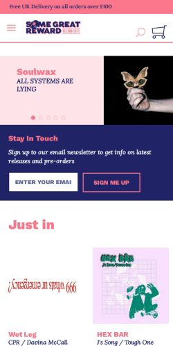 Mobile page screenshot