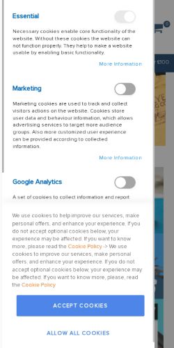 Mobile page screenshot