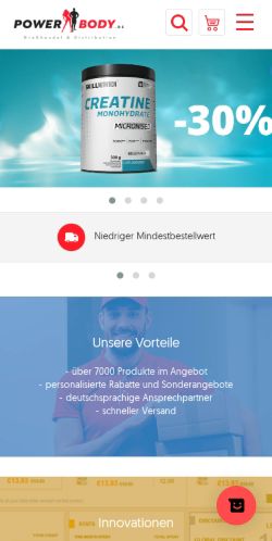 Mobile page screenshot