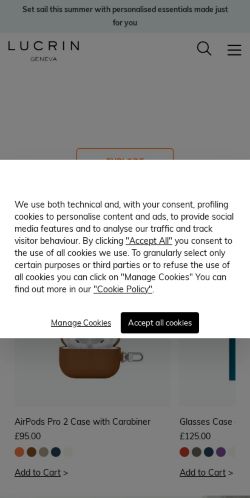 Mobile page screenshot