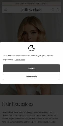 Mobile page screenshot