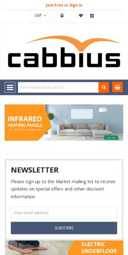 Mobile page screenshot