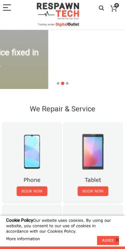 Mobile page screenshot
