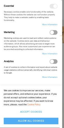 Mobile page screenshot