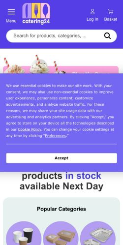 Mobile page screenshot