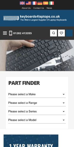 Mobile page screenshot