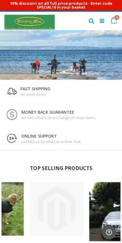 Mobile page screenshot