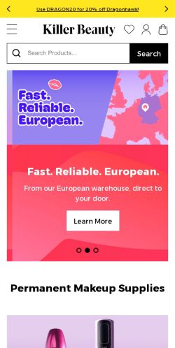 Mobile page screenshot