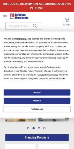 Mobile page screenshot