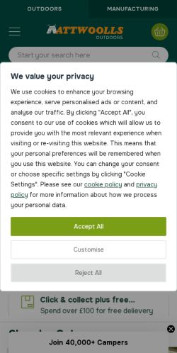 Mobile page screenshot