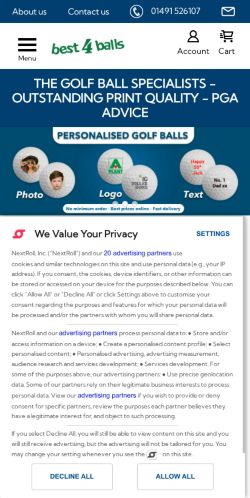 Mobile page screenshot