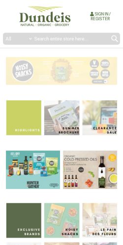 Mobile page screenshot