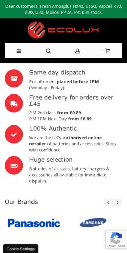 Mobile page screenshot