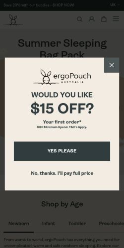 Mobile page screenshot