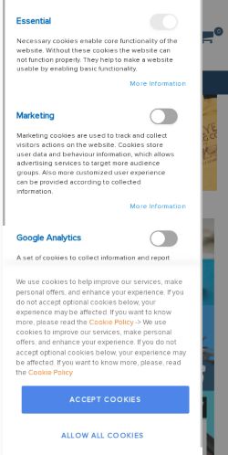 Mobile page screenshot