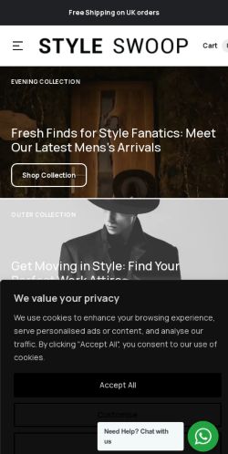 Mobile page screenshot