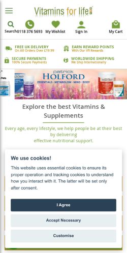 Mobile page screenshot